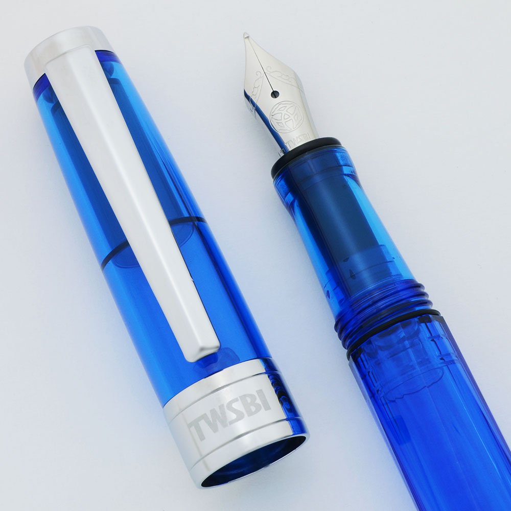 TWSBI Diamond 530 - Piston Filler, Blue Demonstrator, Fine